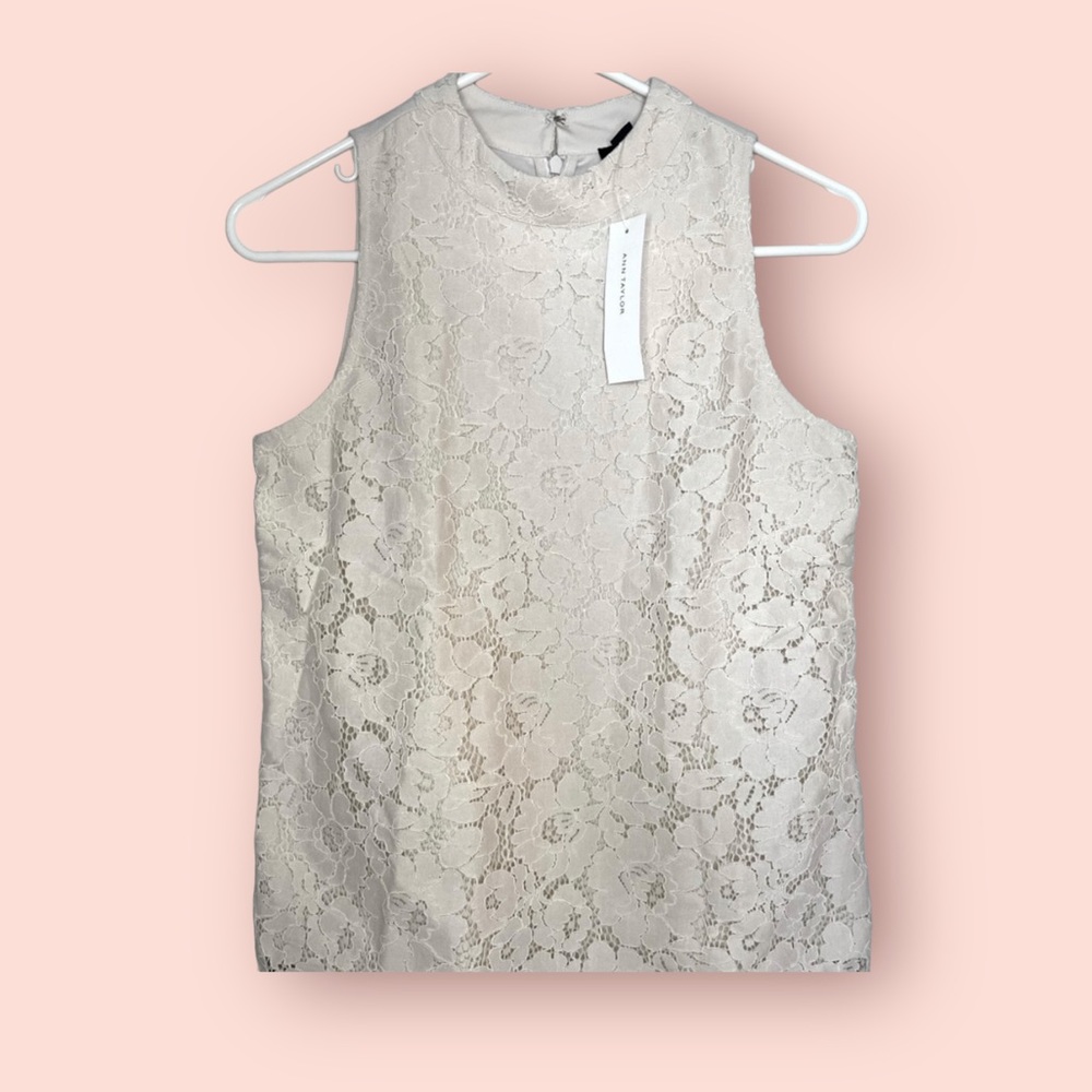Ann Taylor Floral Sleeveless Top